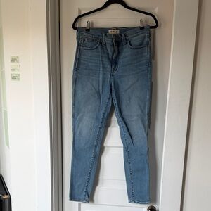 Madewell Road Tripper 10” High Rise Light Blue Women’s High-Rise Skinny Jeans